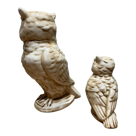 Vintage Norleans Ceramic Owl Pair - Picture 2 of 4